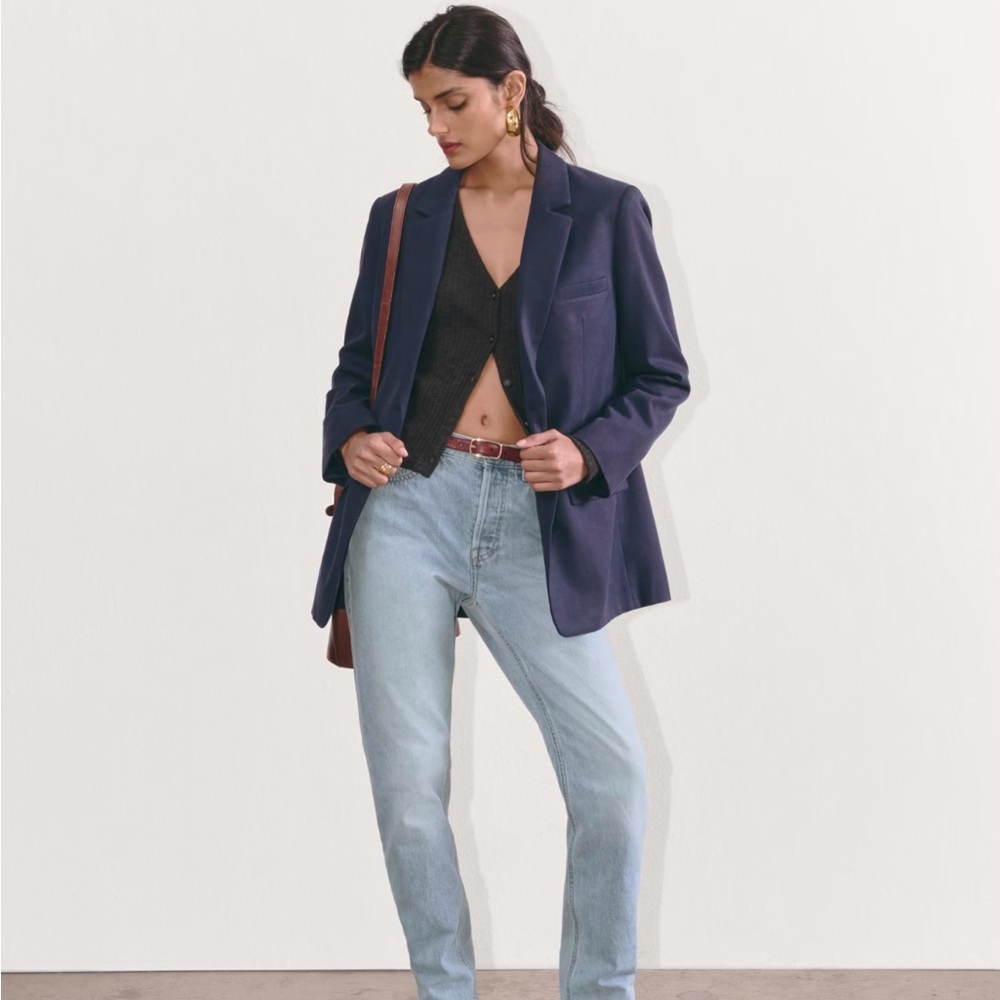 Everlane Blue Straight Leg Jeans